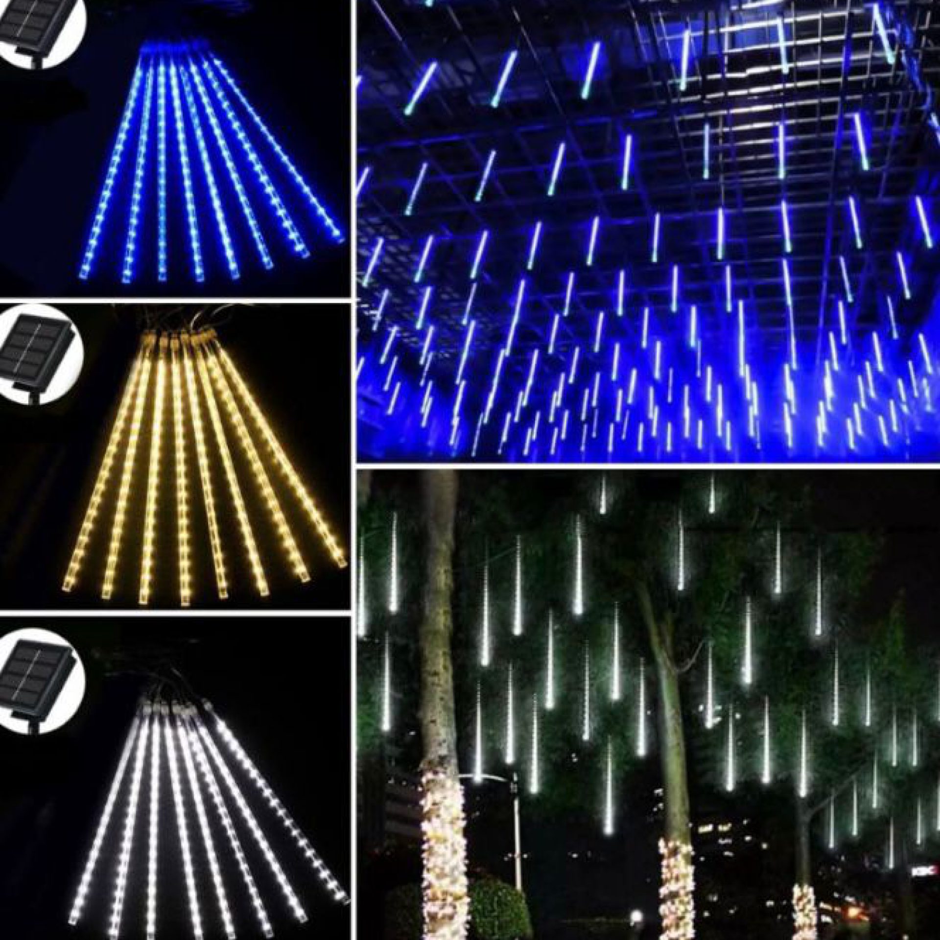 שרשרת סולארית 10 מקלות לד נופל